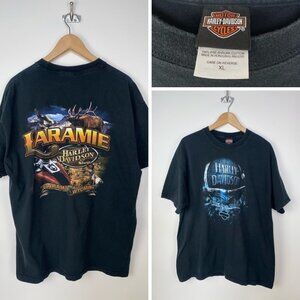Harley Davidson 2002 Laramie Wyoming Outdoor‎ Tshirt